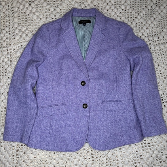 Talbots Purple Women's Blazer - Picture 8 of 13